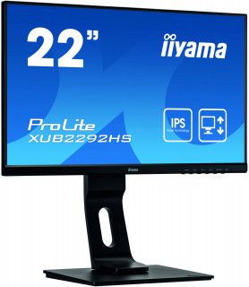 Monitor Iiyama XUB2292HS-B1 21.5inch, IPS, Full HD, HDMI/DP, speakers PC