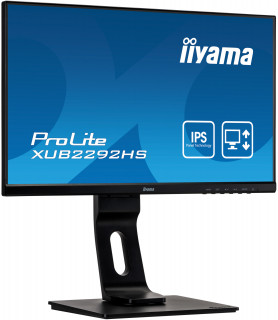 Monitor Iiyama XUB2292HS-B1 21.5inch, IPS, Full HD, HDMI/DP, speakers PC