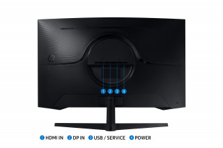 Samsung 32" WQHD Ívelt Gaming Monitor 144Hz (LC32G55TQWRXEN) PC