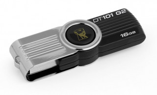 Kingston 16GB USB2.0 Fekete (DT101G2/16GB) Flash Drive PC