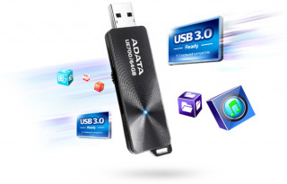 ADATA 64GB USB3.0 Fekete (AUE700-64G-CBK) Flash Drive PC