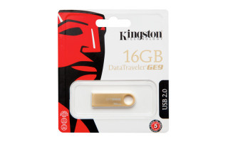 Kingston 16GB USB2.0 Arany (DTGE9/16GB) Flash Drive PC