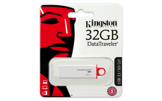 Kingston 32GB USB3.0 Piros-Fehér (DTIG4/32GB) Flash Drive PC