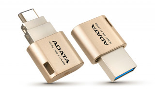 ADATA 64GB USB3.1 Type-C Arany (AUC350-64G-CGD) Flash Drive PC