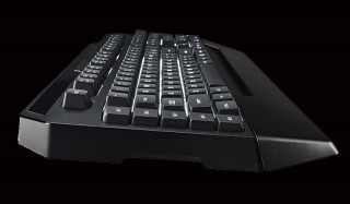 Cooler Master CM Storm Suppressor fehér LED világítással fekete HUN gamer billentyűzet PC