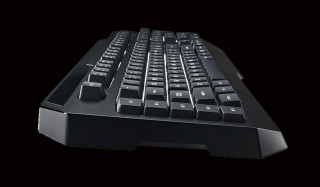 Cooler Master CM Storm Suppressor fehér LED világítással fekete HUN gamer billentyűzet PC