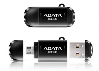 ADATA 16GB microUSB2.0 / USB2.0 Fekete (AUD320-16G-RBK) Flash Drive PC