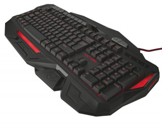 Trust GXT 285 Advanced USB fekete ENG gamer billentyűzet PC