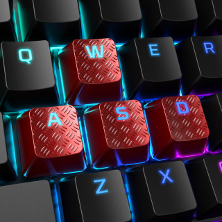 HyperX FPS & MOBA Gaming Keycaps Upgrade Kit (Red) (HXS-KBKC1) PC