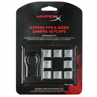 HyperX FPS & MOBA Gaming Keycaps Upgrade Kit (Titanium) (HXS-KBKC2) PC