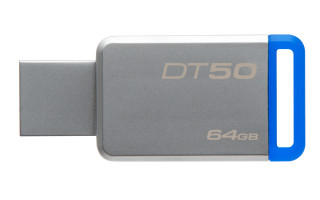 Kingston 64GB USB3.0 Ezüst-Kék (DT50/64GB) Flash Drive PC