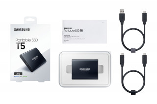 Samsung 2048GB USB 3.1 (MU-PA2T0B/EU) fekete T5 külső SSD PC