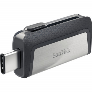 Sandisk 16GB USB3.0/Type-C Dual Drive Fekete-Ezüst (173336) Flash Drive PC