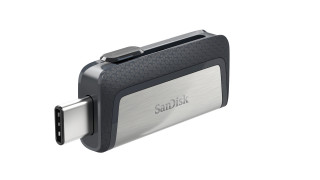 Sandisk 16GB USB3.0/Type-C Dual Drive Fekete-Ezüst (173336) Flash Drive PC