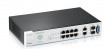 ZyXEL NSW100-10P 8port GbE LAN (180W) PoE 2port GbE SFP L2 cloud menedzselhető switch thumbnail