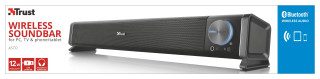 Trust Asto Wireless Bluetooth Sound Bar 12W fekete hangszóró PC