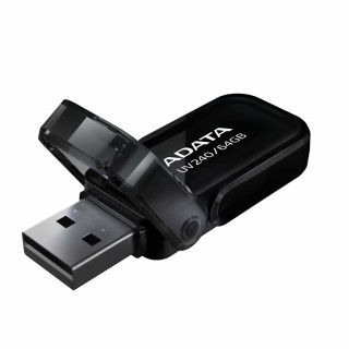 Pendrive 64GB Adata UV240 metal USB2.0 Fekete PC