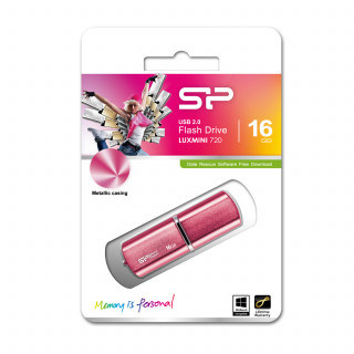 Pendrive 16GB Silicon Power LuxMini 720 Peach USB2.0 PC