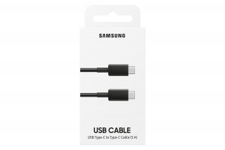 Samsung EP-DN975BBEG 1m 5A fekete Type-C - Type-C kábel Mobil