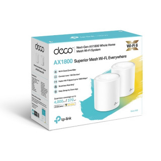 TP-LINK Deco X20(2-pack) AX1800 Whole Home Mesh Wi-Fi 6 System PC