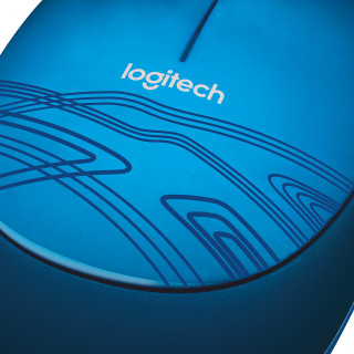 Logitech M105 USB kék egér PC