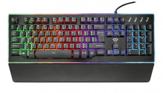 Trust GXT 860 Thura Semi-mechanical Keyboard Black UK PC