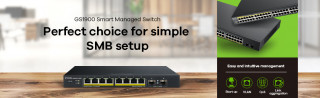 ZyXEL GS1900-10HP / 8 POE G PORT + 2 SFP PC