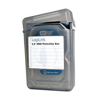 LogiLink UA0133B 3,5" HDD Védő tok - Fekete PC