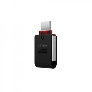 Silicon Power Mobile X31 OTG+USB 8GB [USB2.0] - Fekete PC