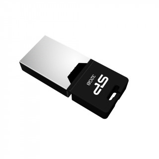 Silicon Power SP008GBUF2X20V1K USB flash meghajtó 8 GB USB Type-A / Micro-USB 2.0 Fekete PC