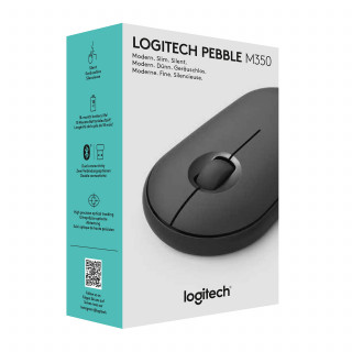 Logitech Pebble M350 Graphite wless BT egér PC