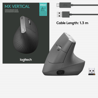 Logitech MX Vertical Ergonomic [Vez.nélküli] PC