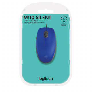 Logitech M110 Silent - Kék PC