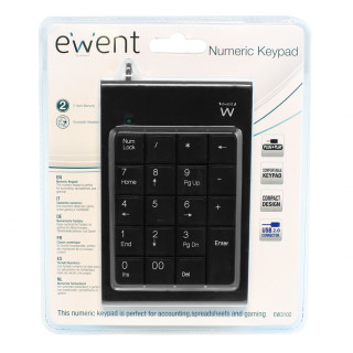 Ewent EW3102 Numpad USB Black PC