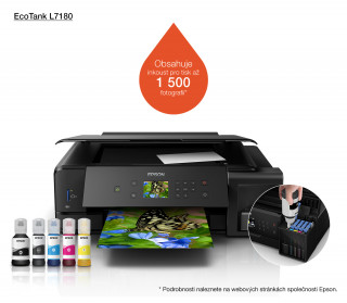 PRNT Epson EcoTank L7180 wireless tintasugaras nyomtató/másoló/síkágyas scanner PC