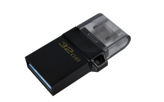 Kingston Technology DataTraveler microDuo3 G2 USB flash meghajtó 32 GB USB Type-A / Micro-USB 3.2 Gen 1 (3.1 Gen 1) PC