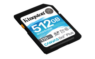 Kingston Technology Canvas Go! Plus memóriakártya 512 GB SD Class 10 UHS-I PC