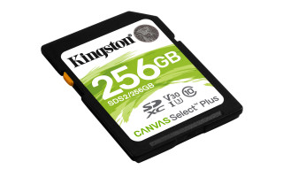 Kingston 256GB SDXC Canvas Select Plus 100R C10 UHS-I U3 V30 PC