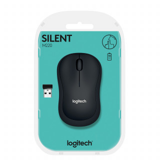 MOUSEW Logitech M220 Silent [Vez.nélküli] - Fekete PC