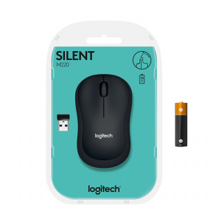 MOUSEW Logitech M220 Silent [Vez.nélküli] - Fekete PC