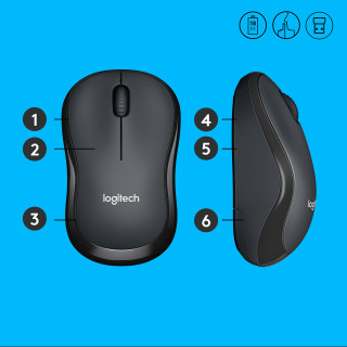 MOUSEW Logitech M220 Silent [Vez.nélküli] - Fekete PC