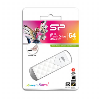 Silicon Power Ultima U03 64GB [USB2.0] - Fehér PC