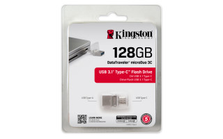 Kingston DataTraveler microDuo 3C 128GB (Type-C / USB-A 3.0) PC