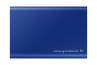 Samsung Portable SSD T7 2000 GB Kék thumbnail