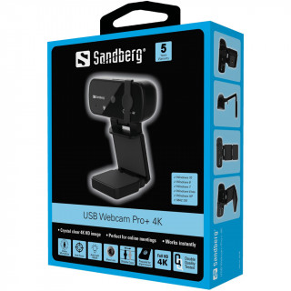 Sandberg USB Webcam Pro+ 4K PC