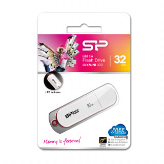 Silicon Power LuxMini 320 32GB [USB2.0] - Fehér PC