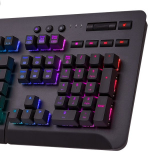 Thermaltake TT eSports Level 20 GT RGB (Cherry MX Silver) Mechanical Gaming Keyboard Black US PC