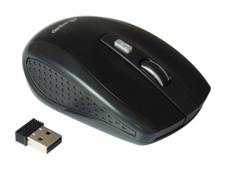 Equip-Life Egér - 245104 (Vezeték nélküli, Optikai, USB, 1600 DPI, fekete) PC