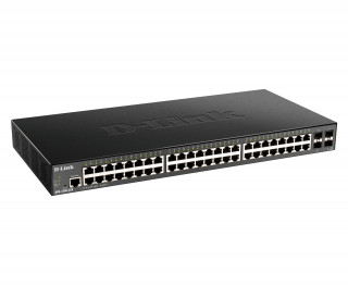 D-Link Switch - DGS-1250-52X - 48xGbitLAN, 4SFP+, Fan, Console Port, L3 Lite, Rackmountable, Smart Managed PC