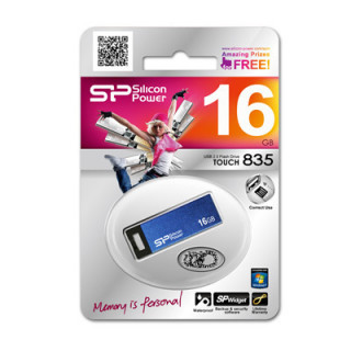 Silicon Power Touch 835 16GB [USB2.0] - Kék PC